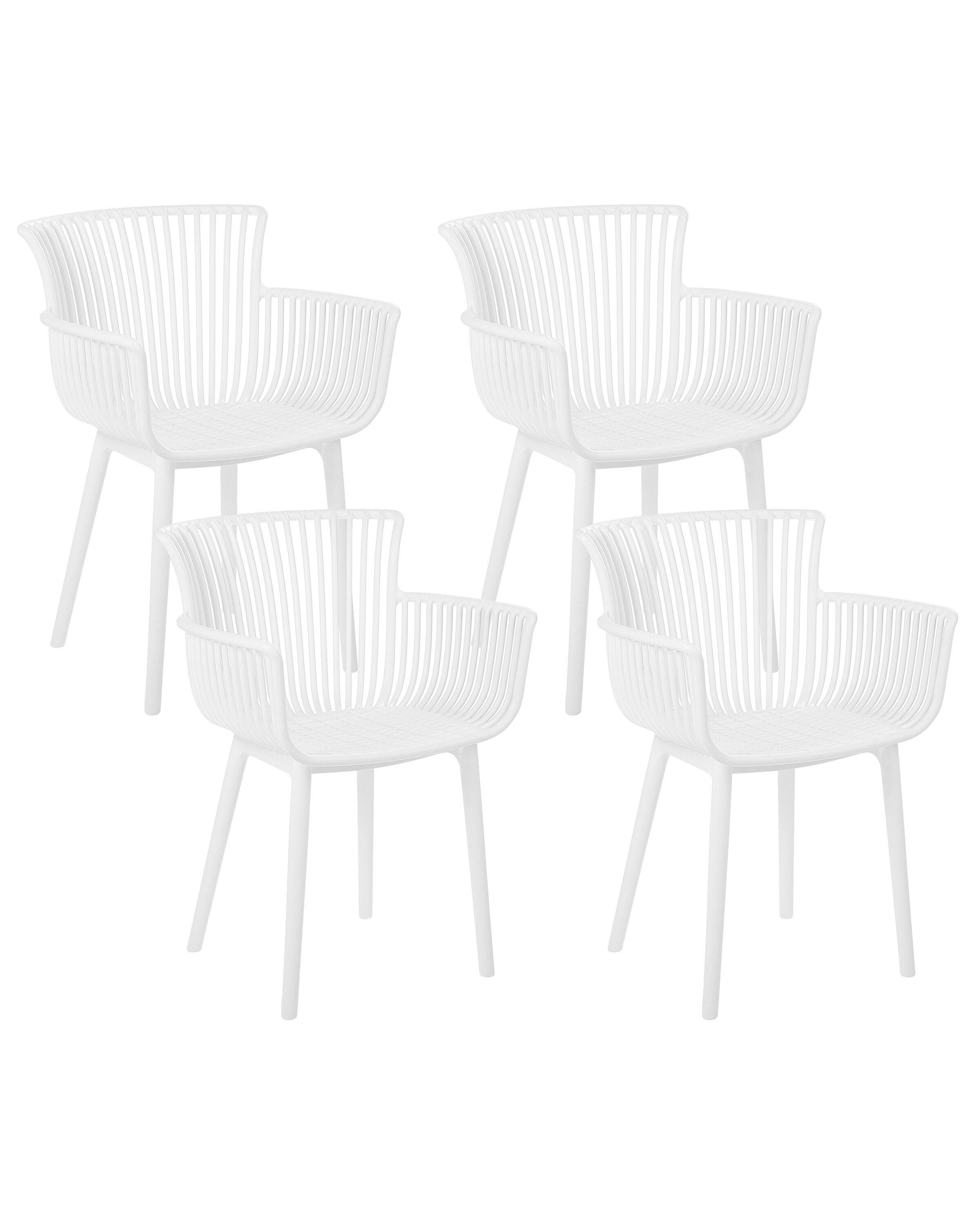 Beliani Lot de 4 chaises en Polypropylène Moderne PESARO  