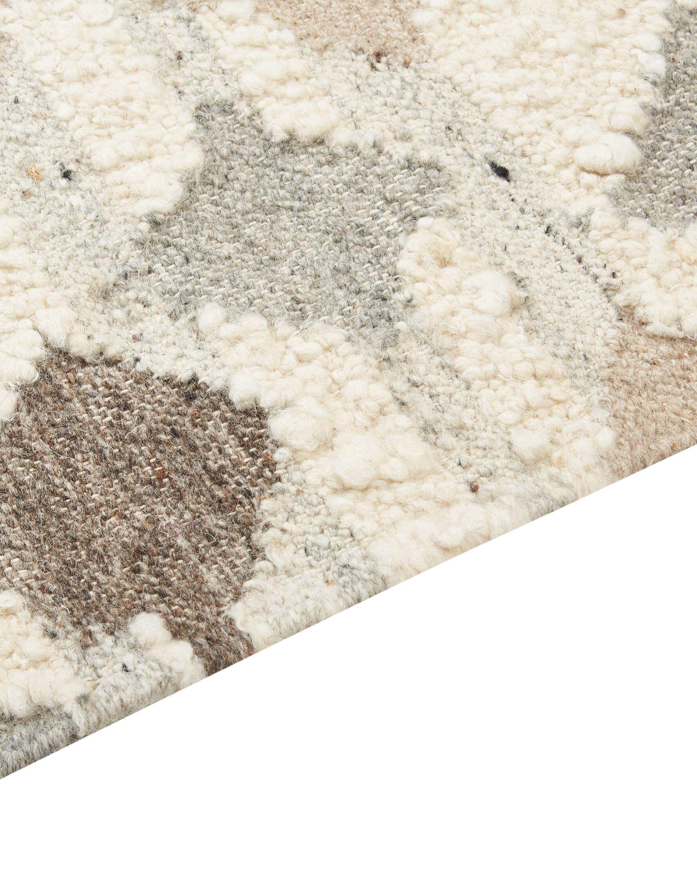 Beliani Tapis en Laine Boho KAGHTSRASHEN  