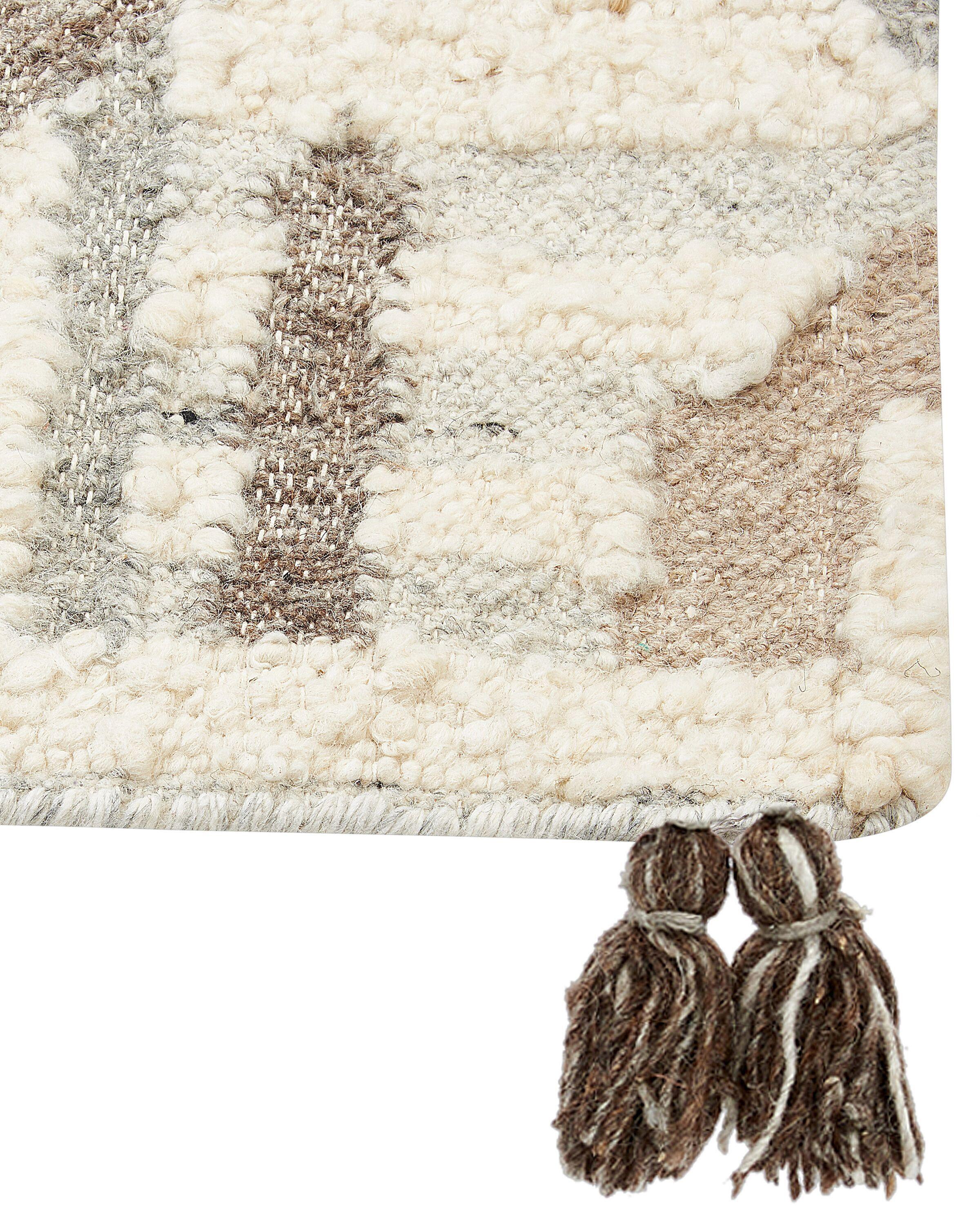 Beliani Tapis en Laine Boho KAGHTSRASHEN  