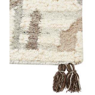 Beliani Tapis en Laine Boho KAGHTSRASHEN  