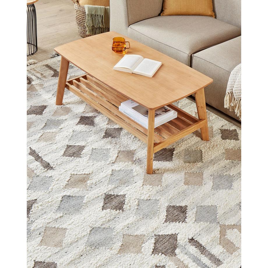 Beliani Tapis en Laine Cottage KAGHTSRASHEN  