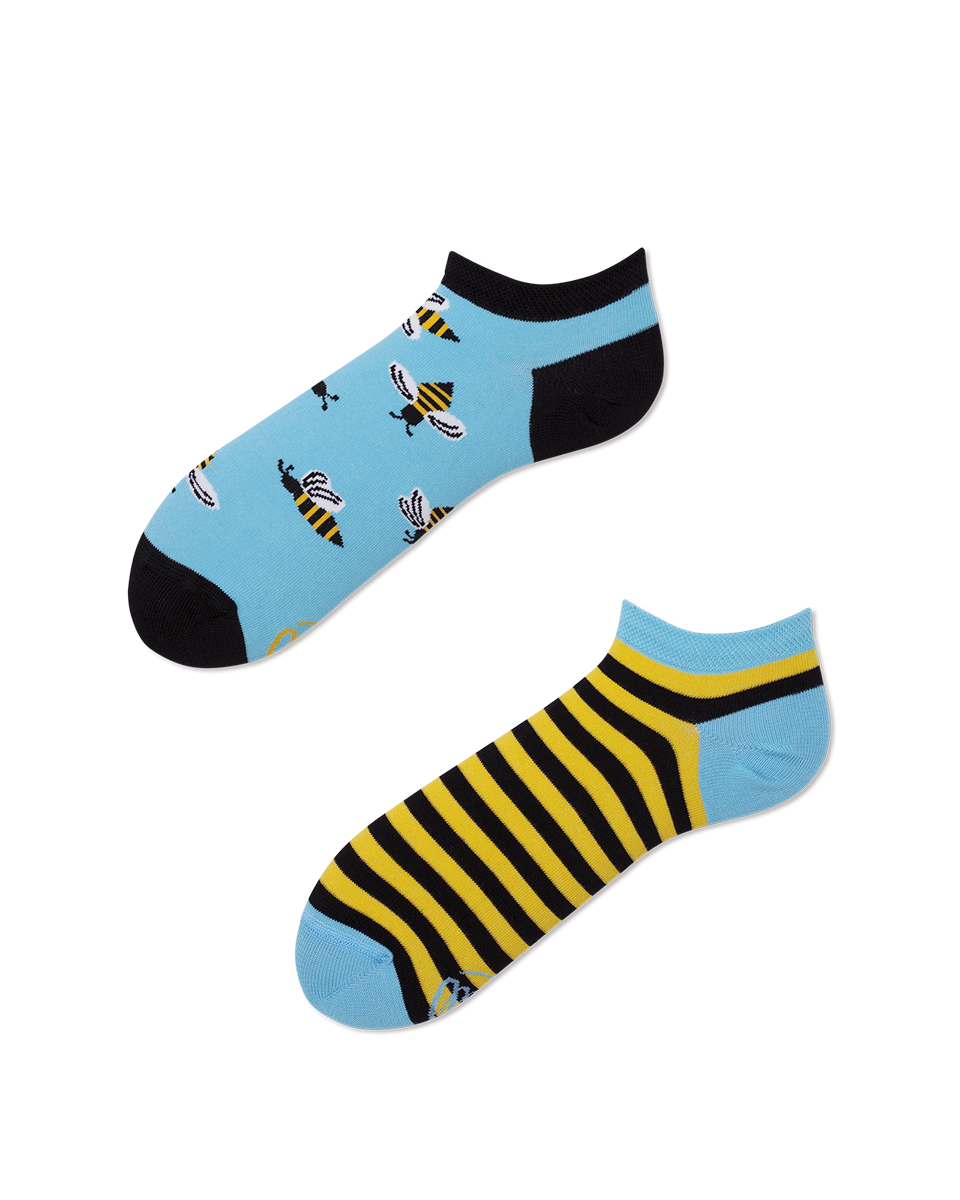 Image of Bee Bee Sneakersocks - Herren Multicolor 35-38