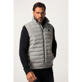 JP1880  Gilet trapuntato per l'outdoor con colletto alto e zip 