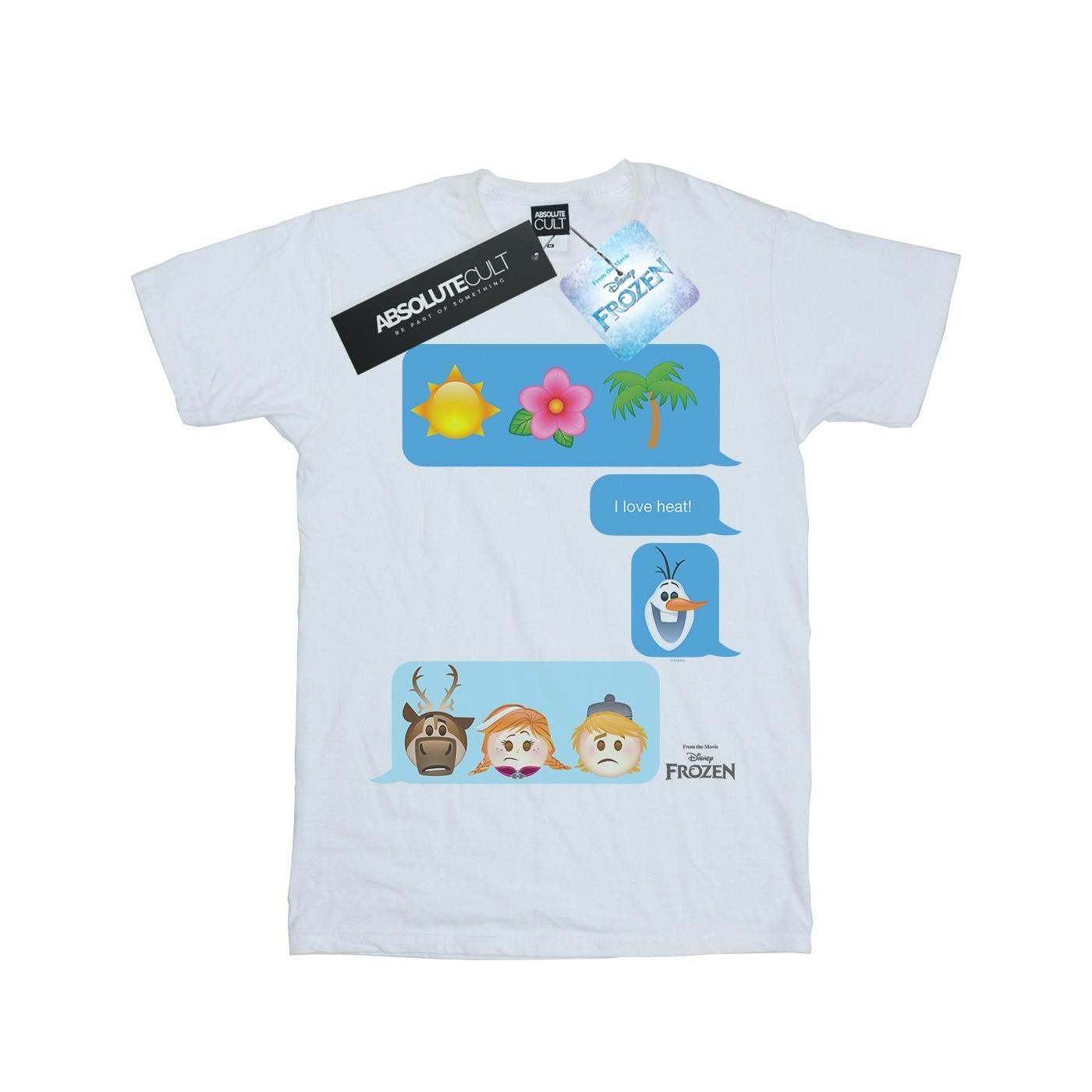 Image of Frozen I Love Heat Tshirt Damen Weiss S