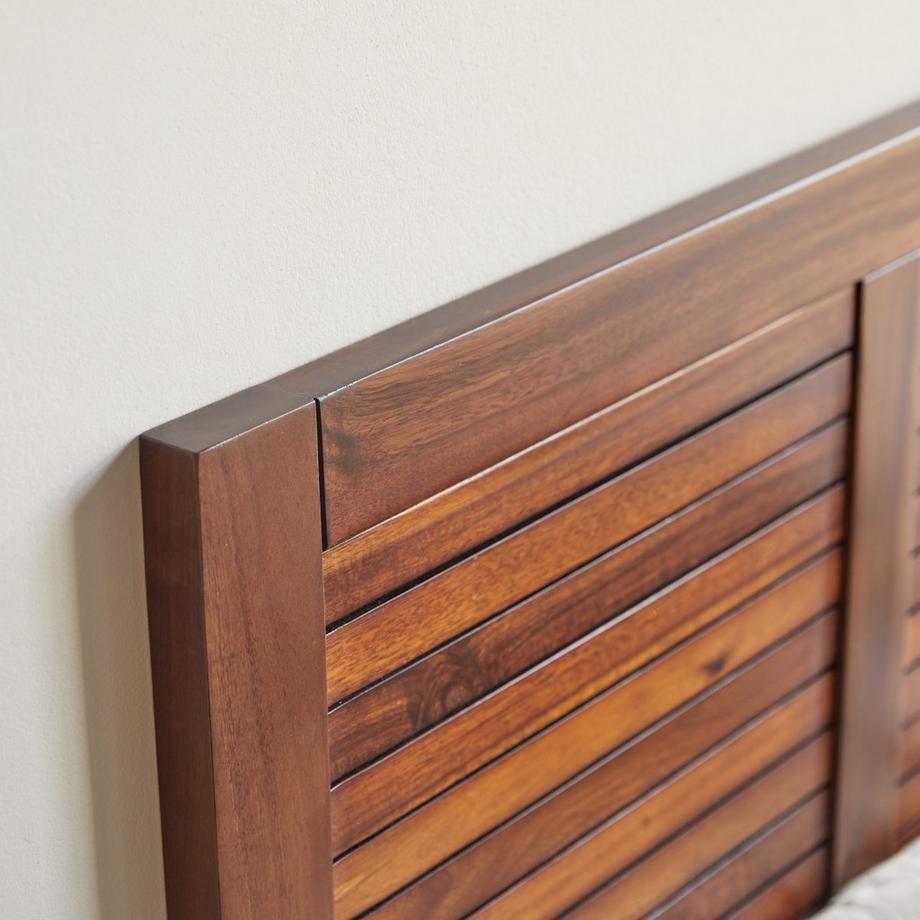 Tikamoon Testiera in legno d'acacia massello 90 cm Loggia  