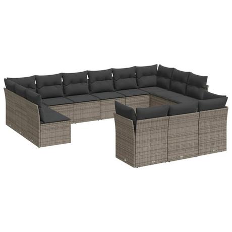 VidaXL Garten sofagarnitur poly-rattan  