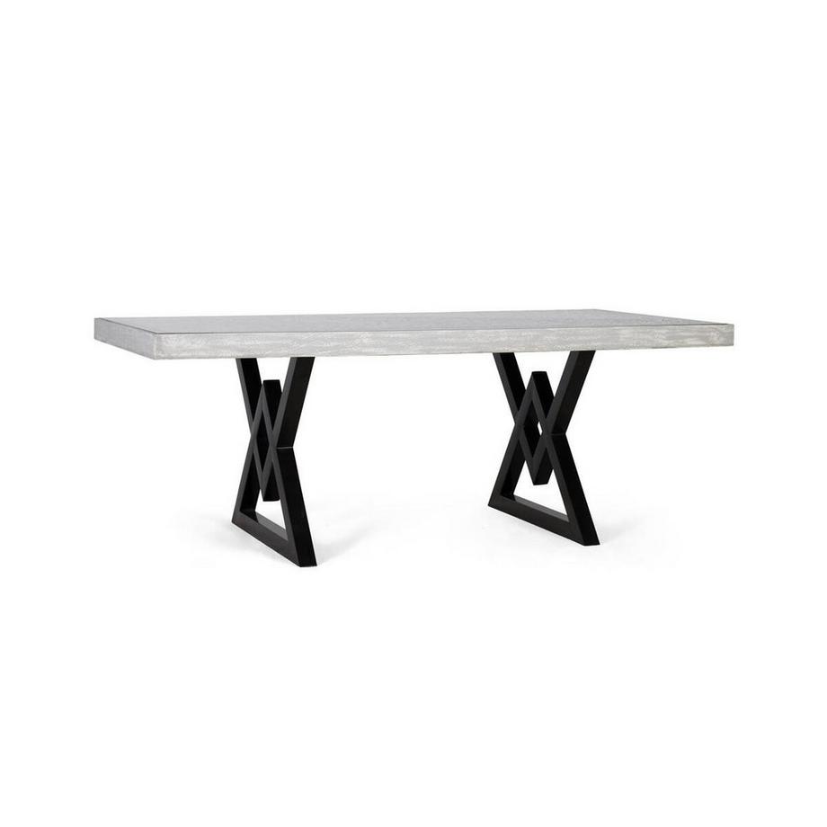 mutoni Table de salle à manger Leena bois de manguier 200x100  