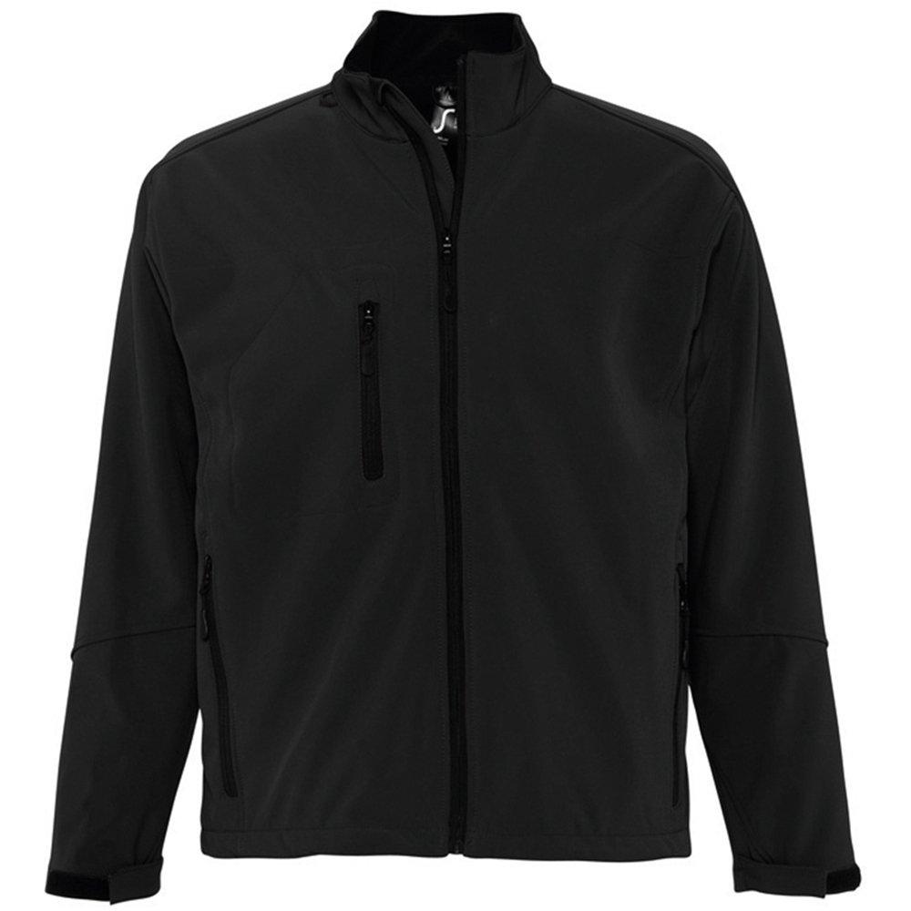 Image of Relax Softshelljacke, Atmungsaktiv, Winddicht, Wasserdicht Herren Schwarz XL