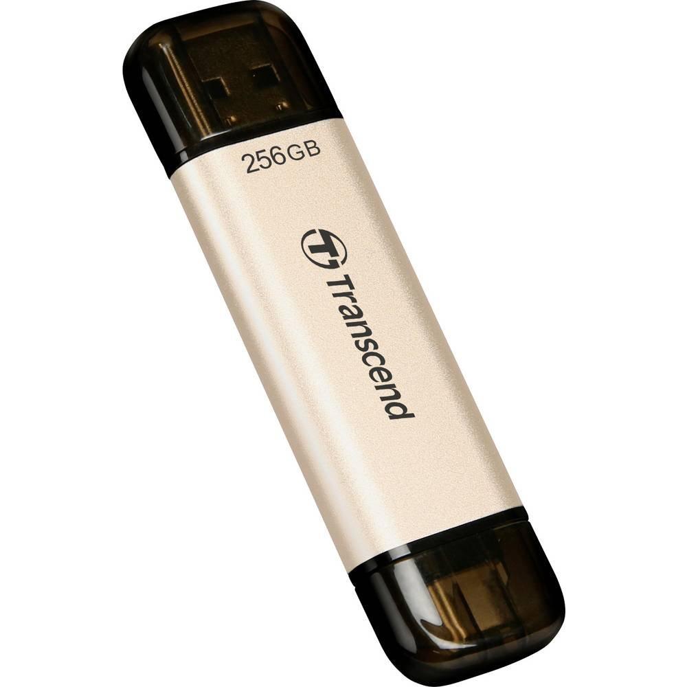 Transcend  JetFlash 930C USB-Stick 256 GB Gold  USB 3.2 Gen 1, USB-C® 