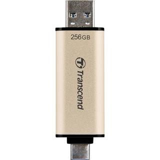 Transcend  JetFlash 930C USB-Stick 256 GB Gold  USB 3.2 Gen 1, USB-C® 