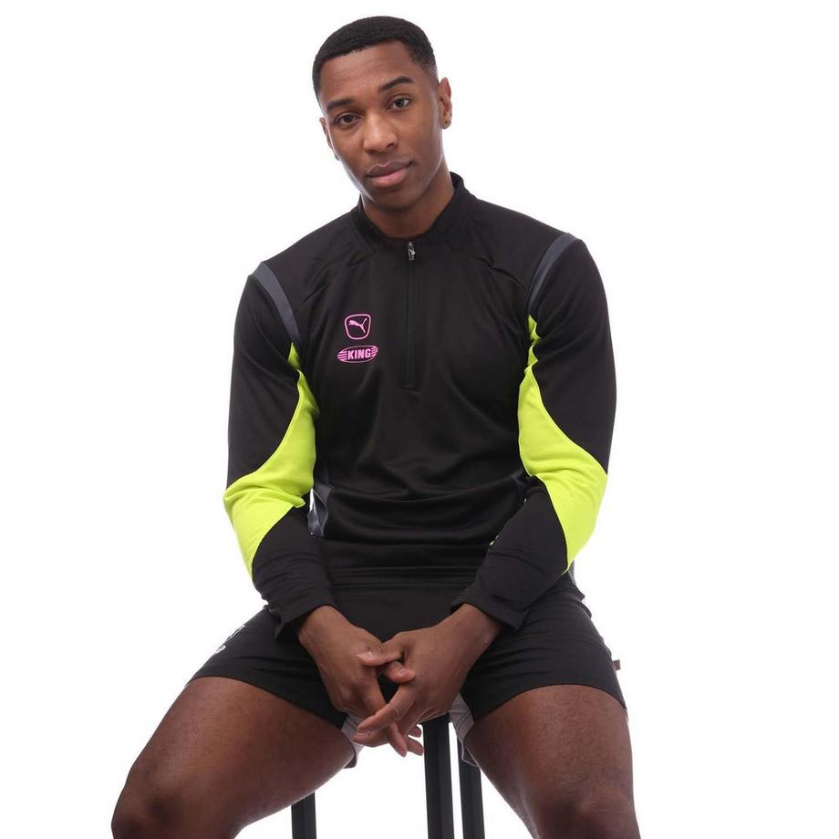 PUMA  King Pro Oberteil mit kurzem Reißverschluss 