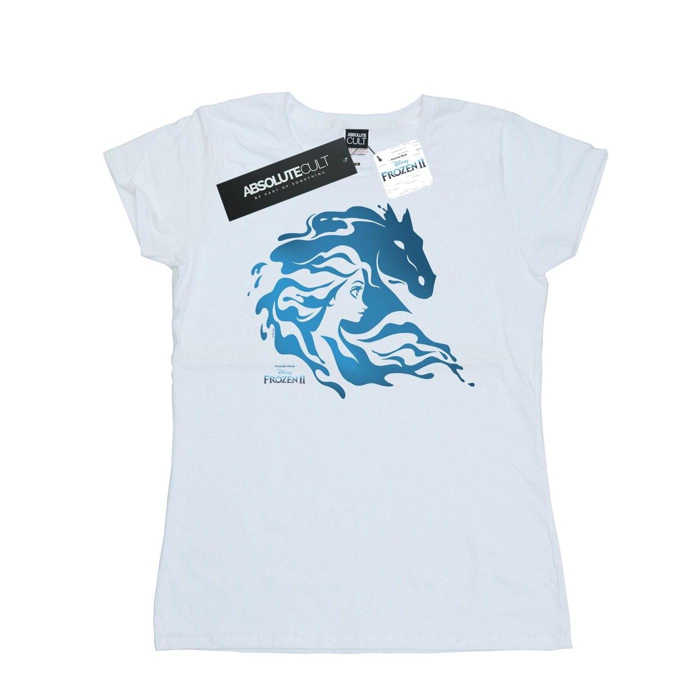 Image of Frozen 2 Nokk Silhouette Tshirt Damen Weiss L