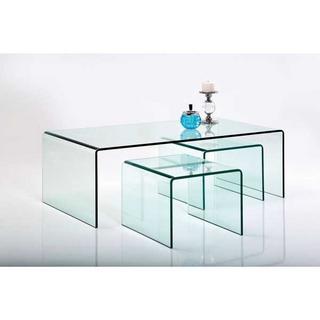 KARE Design Table basse Clear Club (3/ensemble)  