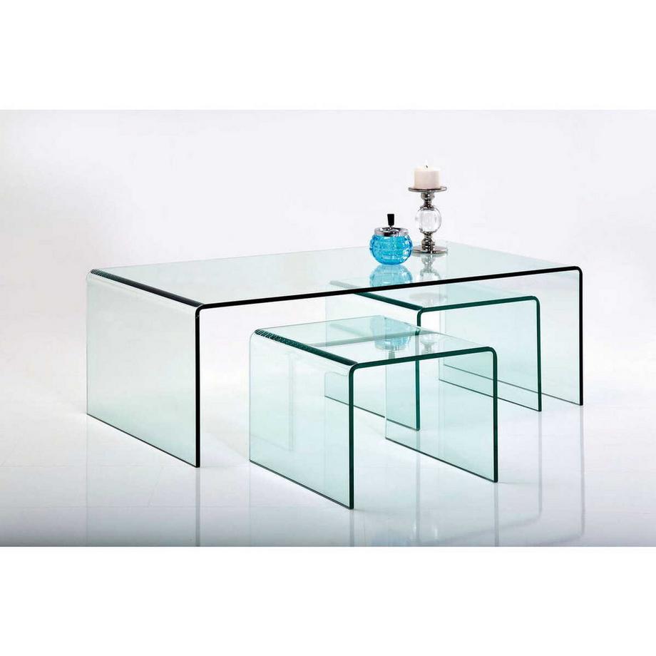 KARE Design Clear Club Couchtisch (3/Set)  