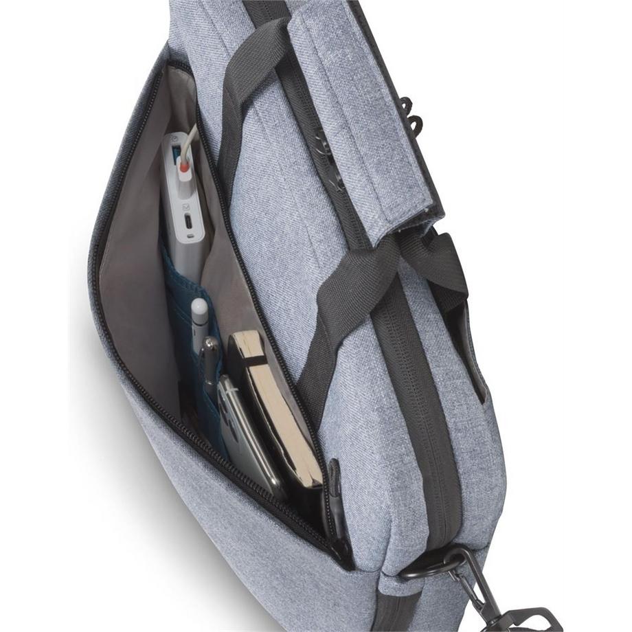 DICOTA Eco Tote Bag MOTION Blue Denim D31878-RPET Universal 13-15.6 Zoll  