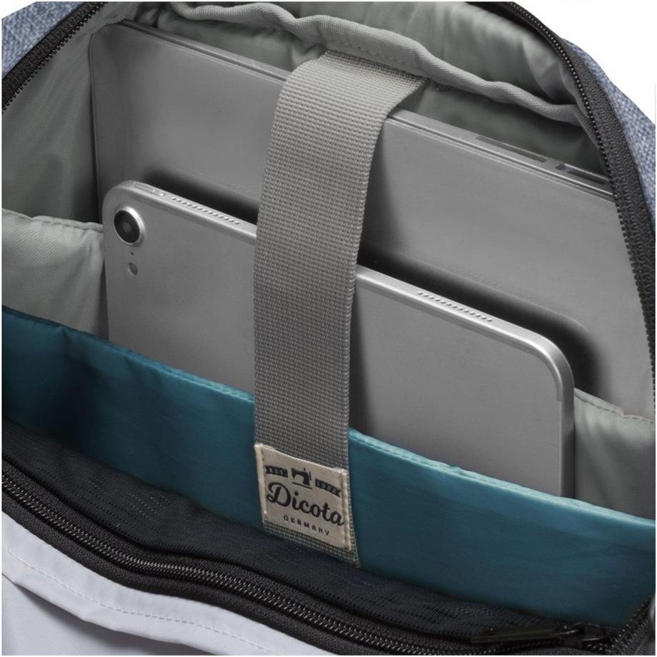 DICOTA Eco Tote Bag MOTION Blue Denim D31878-RPET Universal 13-15.6 Zoll  
