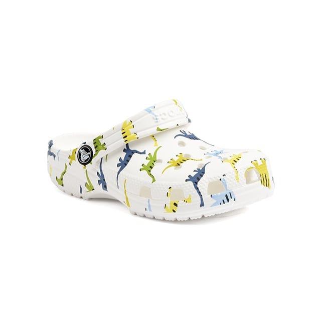 Image of Classic Characterprint Clog Unisex Weiss 30