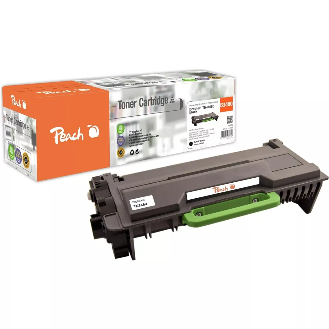 Peach – Toner Brother TN-3480 Black, One Size