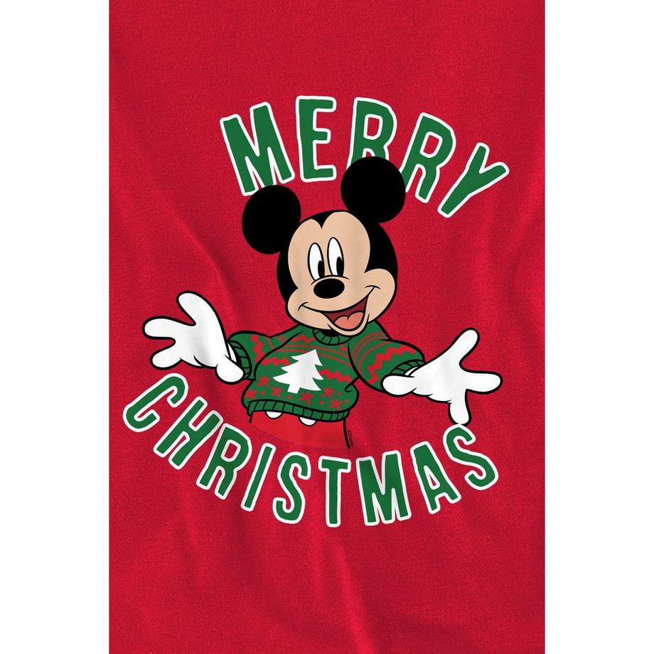 Disney Mickey Mouse Merry Christmas Felpa  