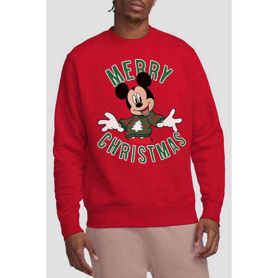 Disney Mickey Mouse Merry Christmas Felpa  