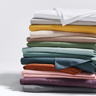 La Redoute Intérieurs Scenario Lenzuolo Piatto Tinta Unita in Cotone Biologico  