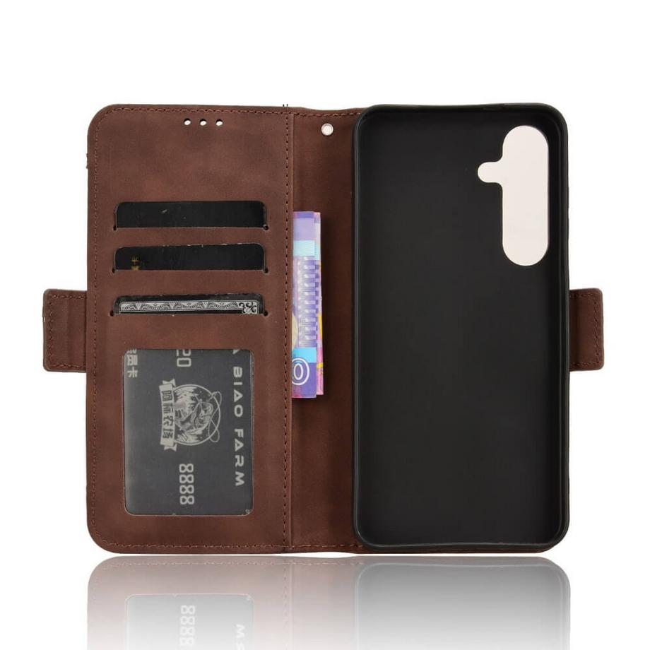 Cover-Discount  Galaxy S25 - Etui viele Kartenfächer 