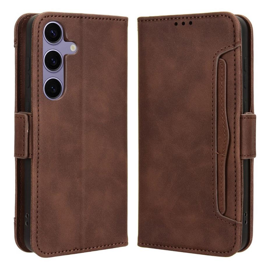 Cover-Discount  Galaxy S25 - Etui viele Kartenfächer 