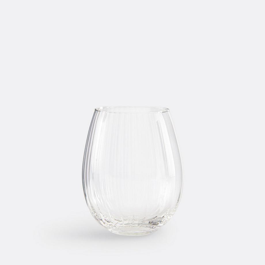 La Redoute Intérieurs  Set mit 6 Wassergläsern aus Plisseeglas 