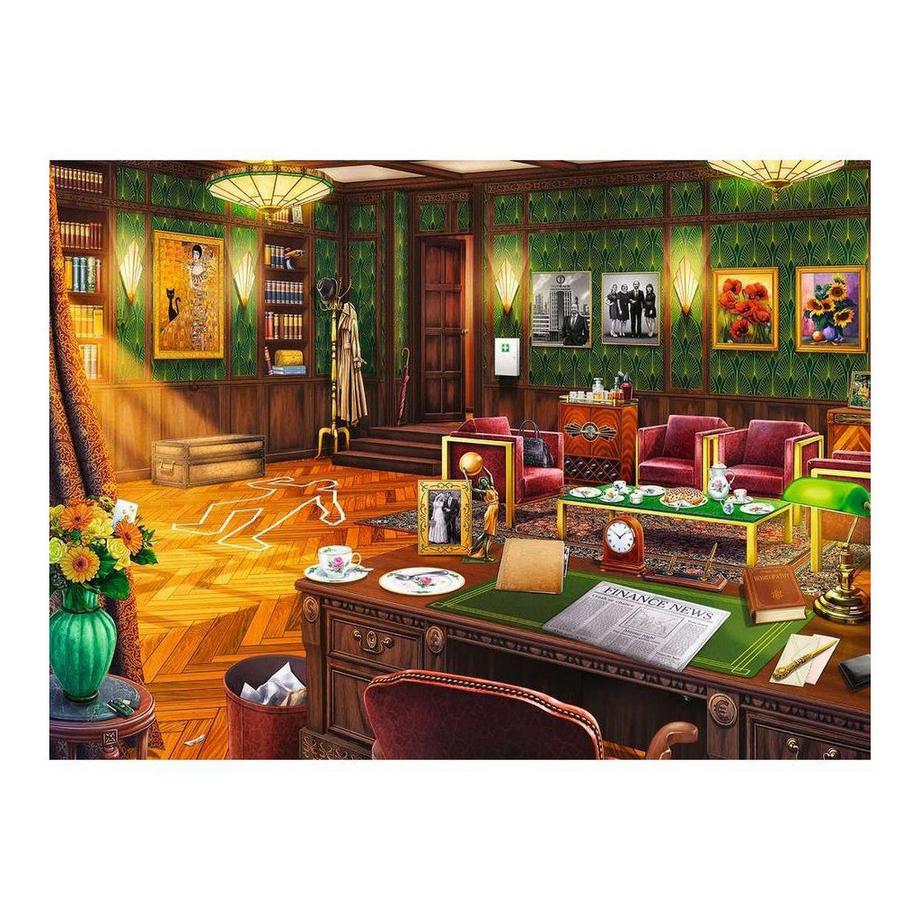 Ravensburger  Puzzle X Crime: Ein mörderischer Geburtstag (406Teile) 