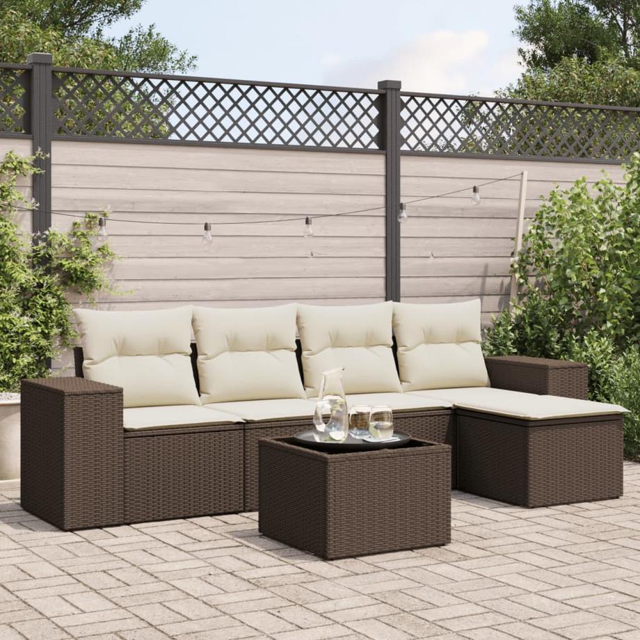 VidaXL Garten sofagarnitur poly-rattan  