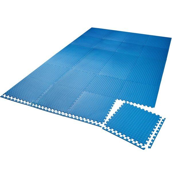 Tectake  Ensemble de 24 dalles carrées EVA - Tapis de sol et de sport 