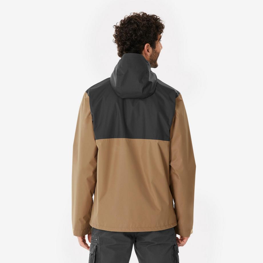 QUECHUA NH500 Imper Herren Wasserdichte Wanderjacke  