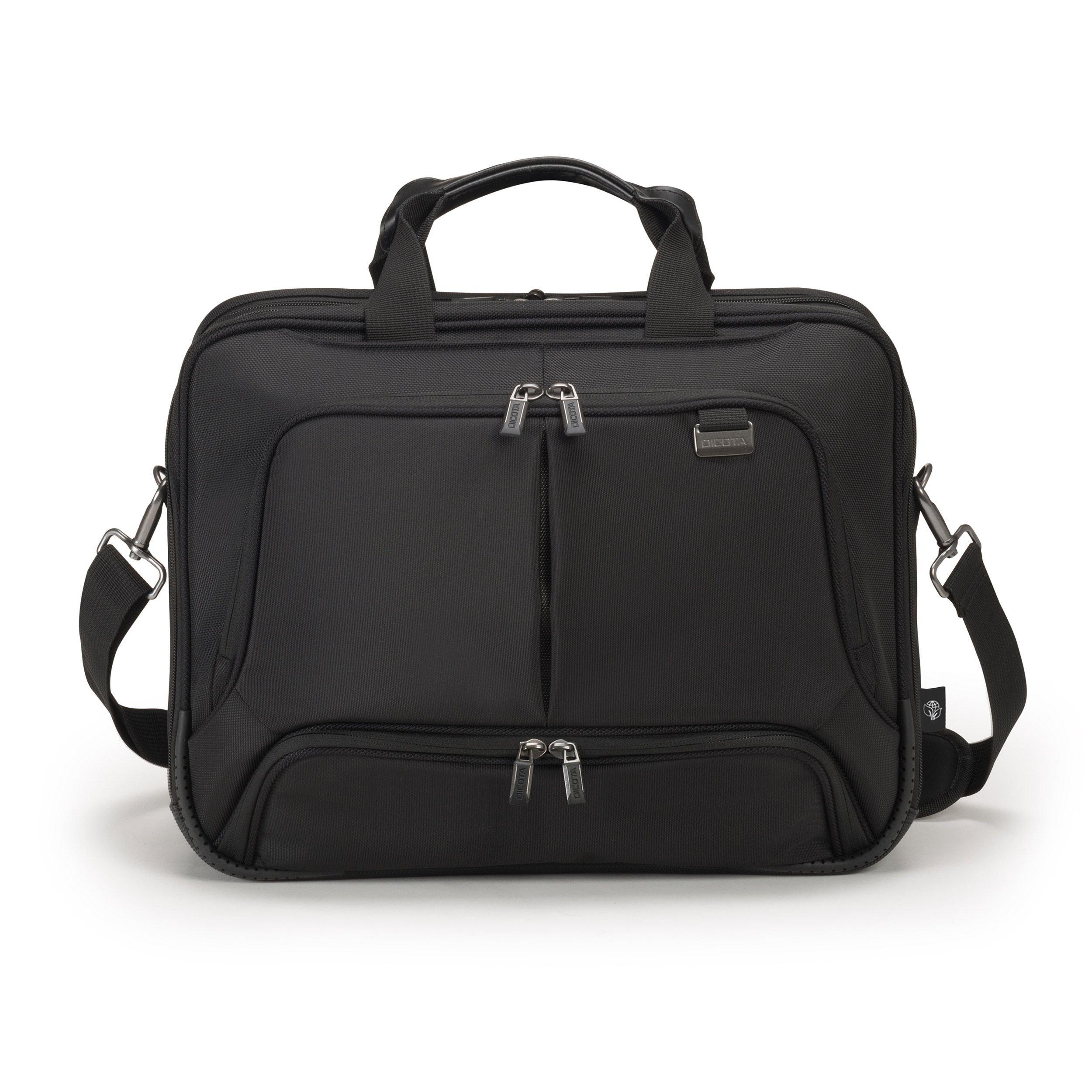 DICOTA  Eco Top Traveller PRO 35,8 cm (14.1") Toploader-Tasche Schwarz 