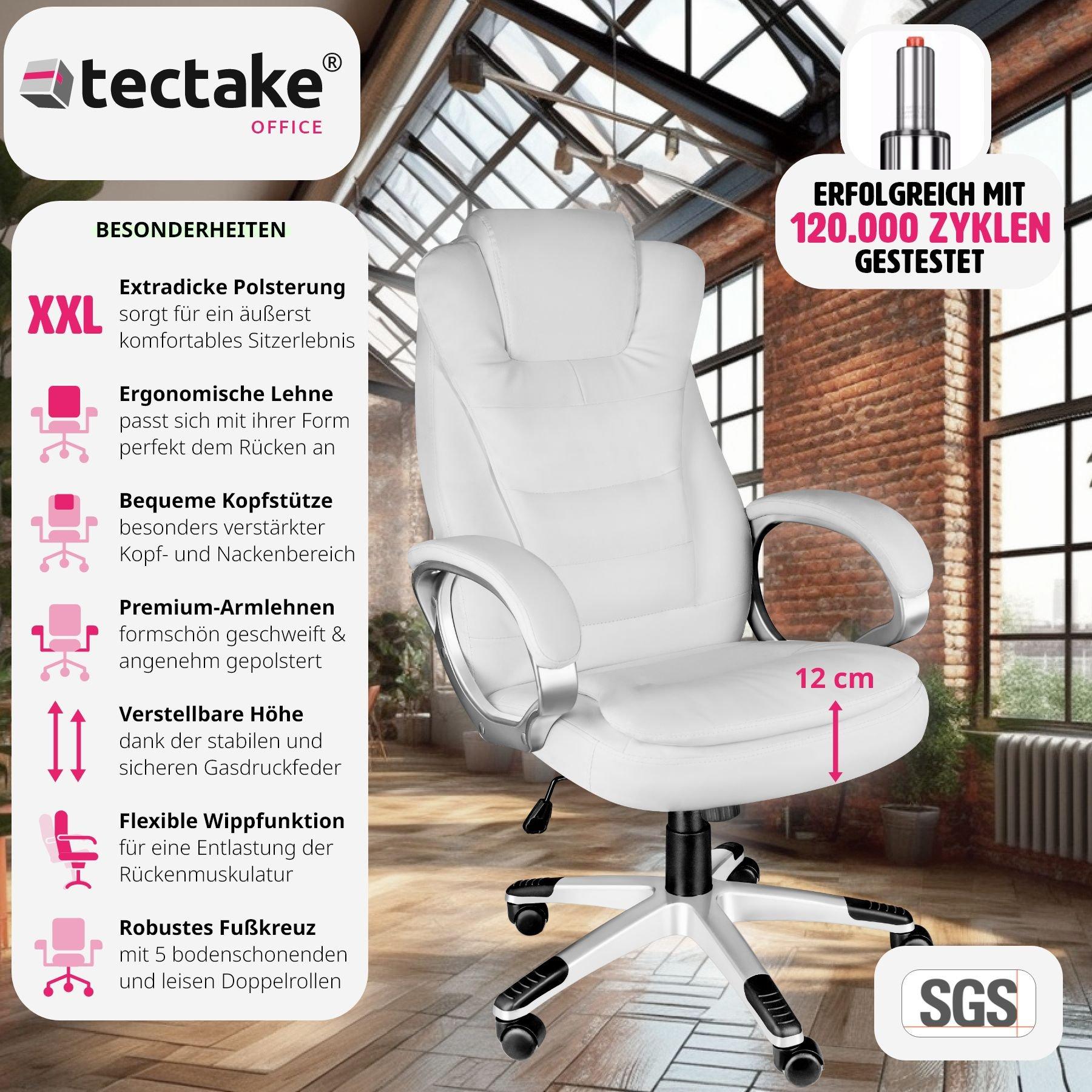 Tectake Fauteuil de direction Zulu  