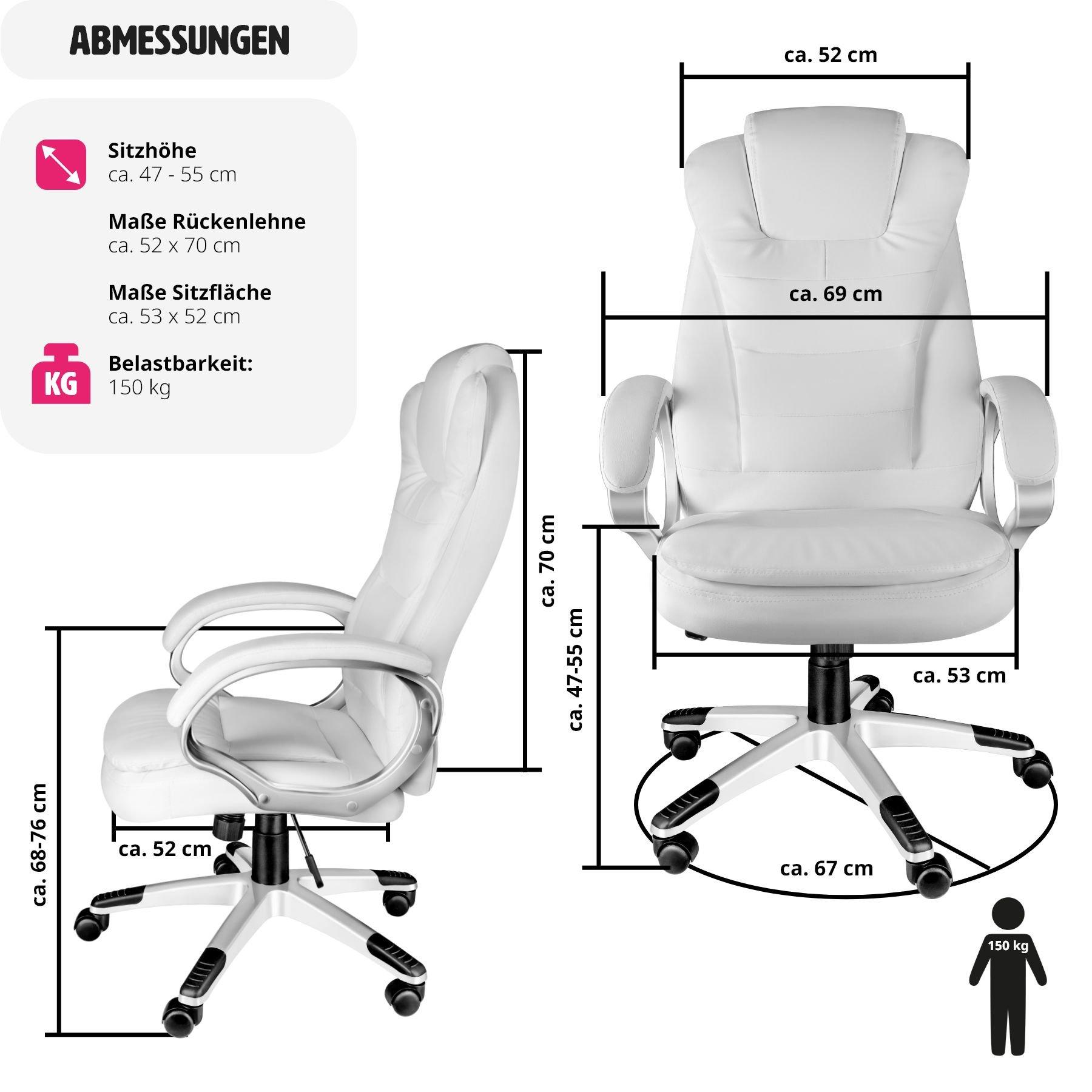 Tectake Bürostuhl Zulu  