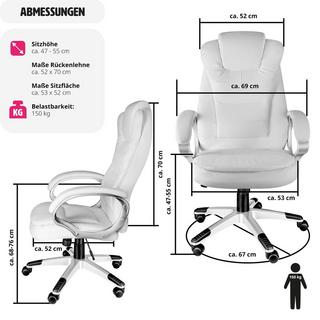Tectake Bürostuhl Zulu  