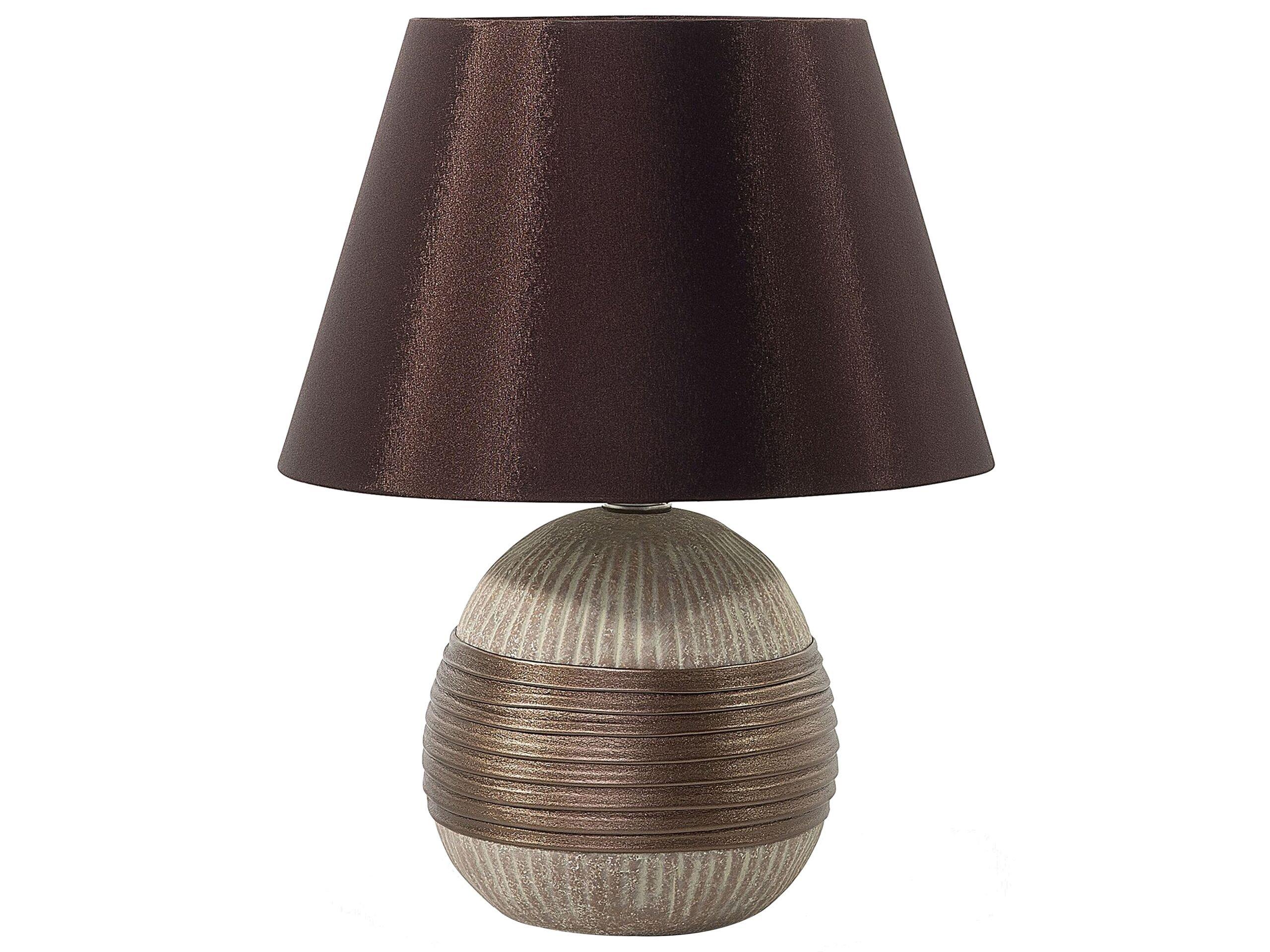 Beliani Lampe à poser en Porcelaine Glamour SADO  