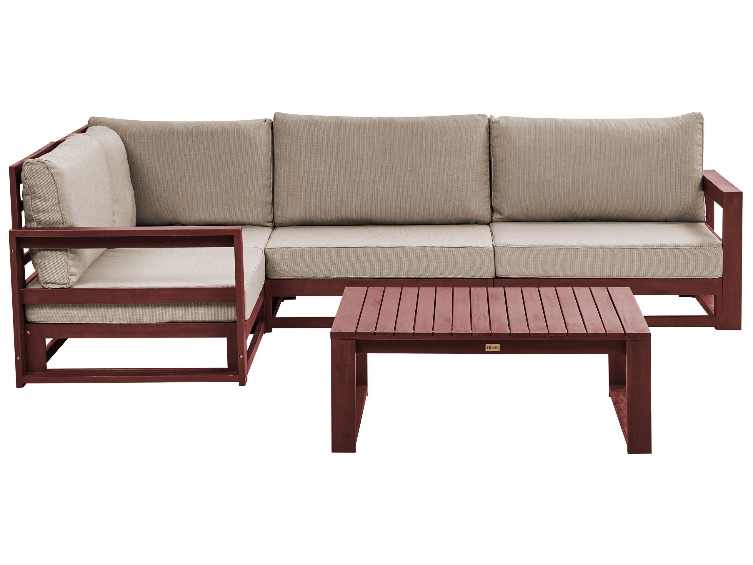 Image of Lounge Set aus Akazienholz Skandinavisch TIMOR Lounge Set aus Akazienholz Skandinavisch TIMOR