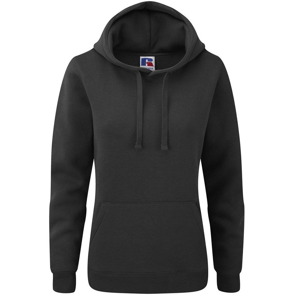 Image of Premium Authentisches Kapuzenpullover Damen Schwarz S