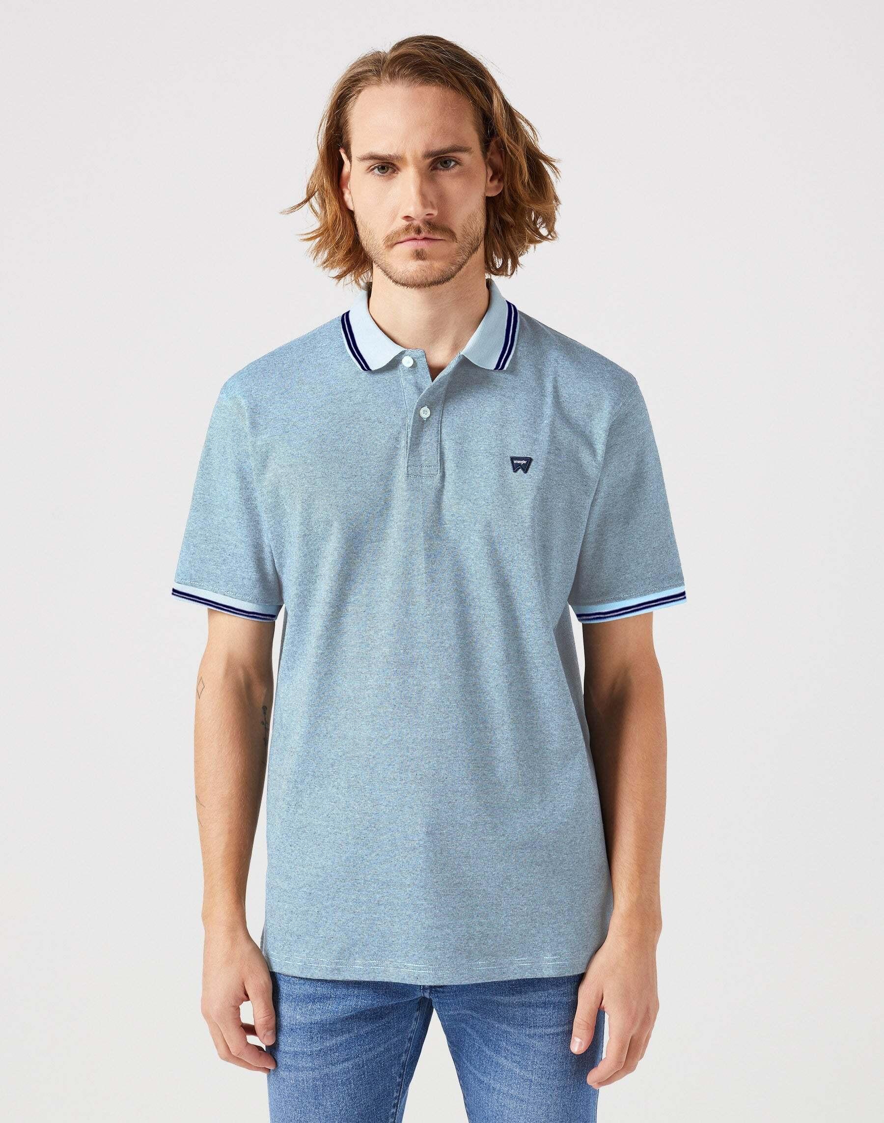 Image of Polos Polo Shirt Herren Hellblau L