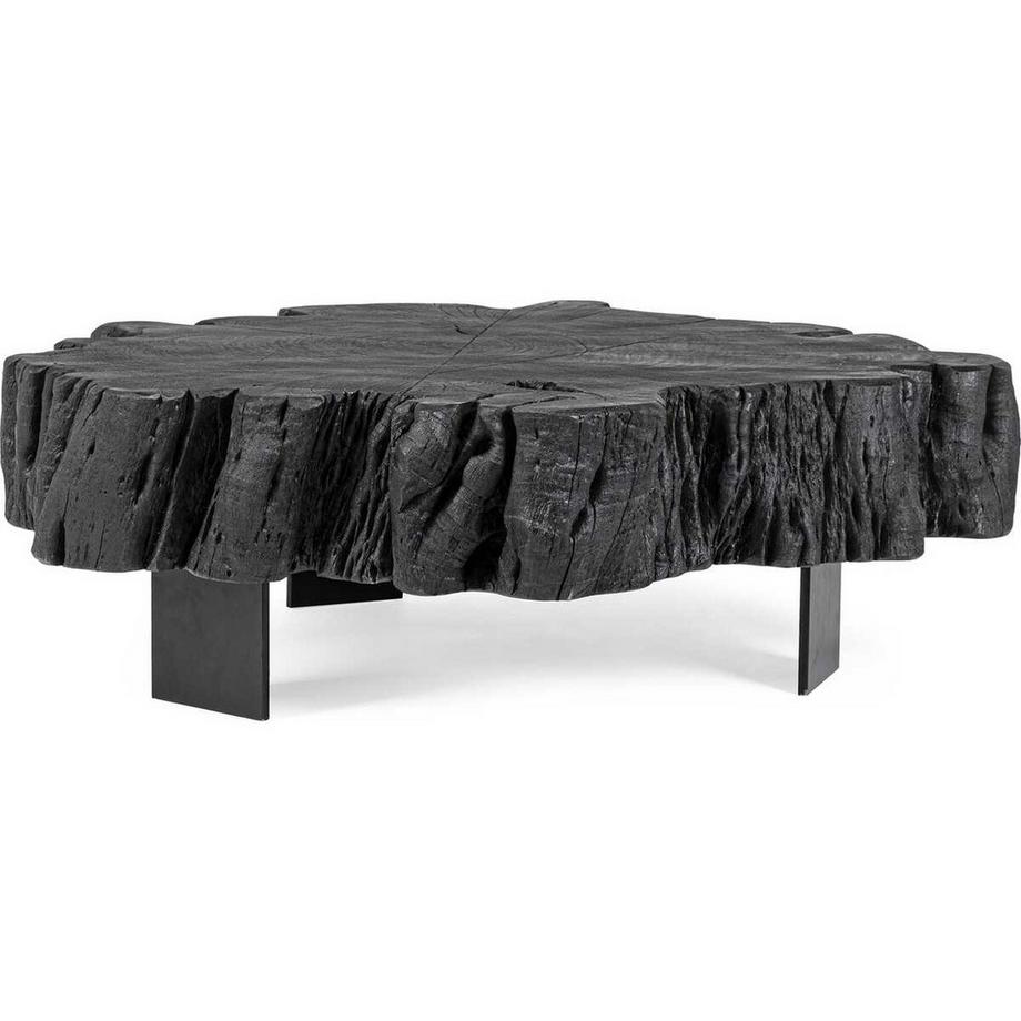 mutoni Table d&#039;appoint Keval Noir 90x90  