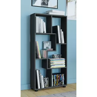 VCM Holz Raumteiler Stand Regal Bücherregal Deko Bücher Standregal Palusa M  Farbe: Weiß