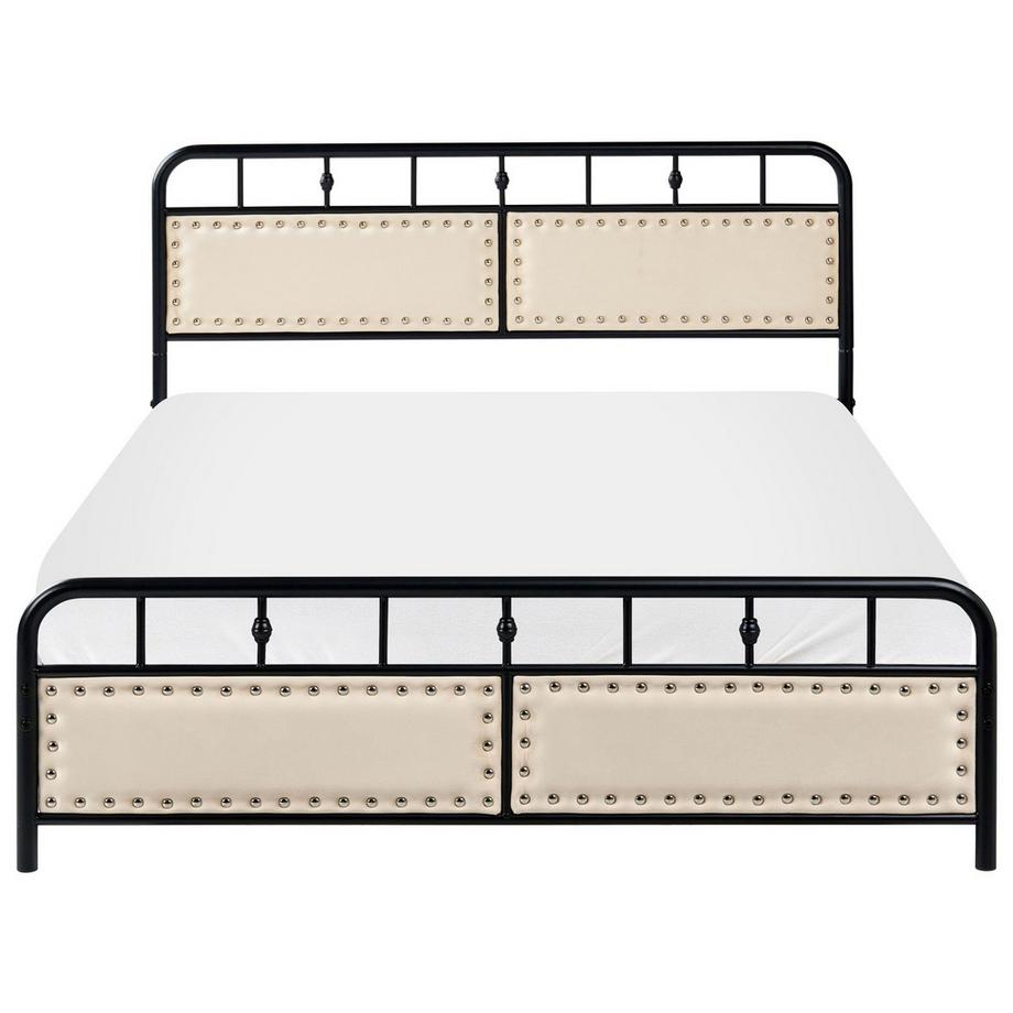 Beliani Letto en Ferro Classico BREUILLET  