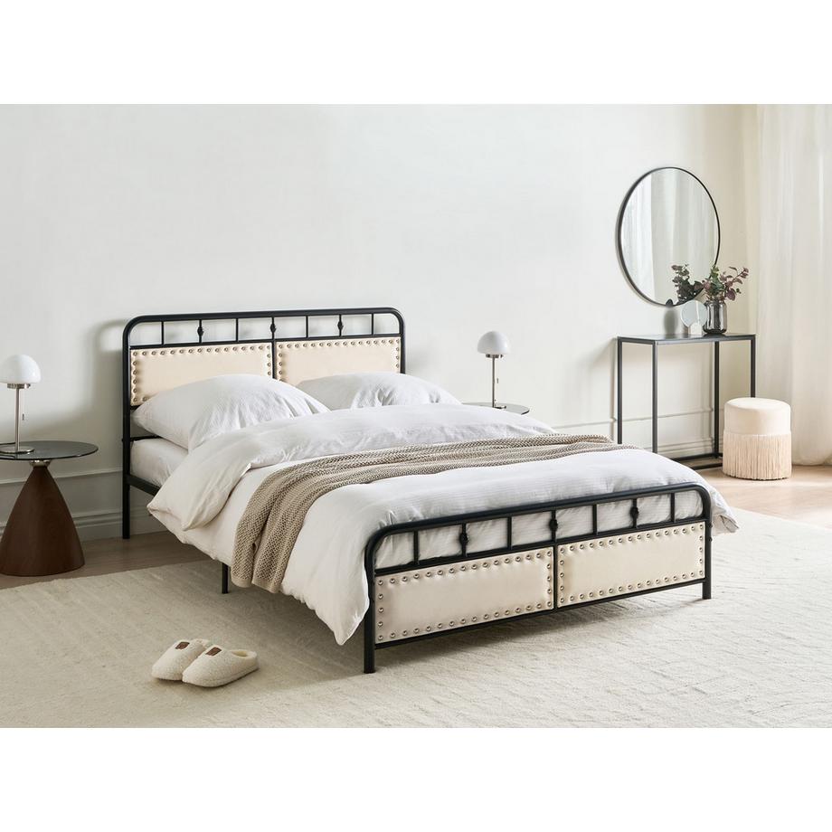 Beliani Letto en Ferro Classico BREUILLET  