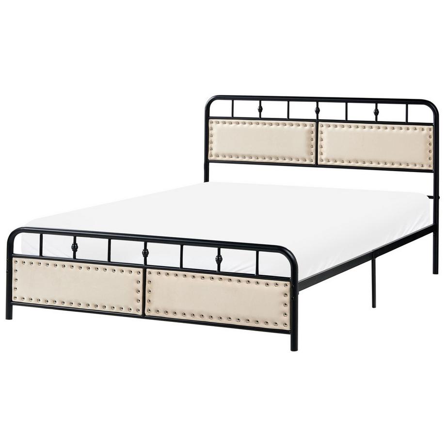 Beliani Letto en Ferro Classico BREUILLET  