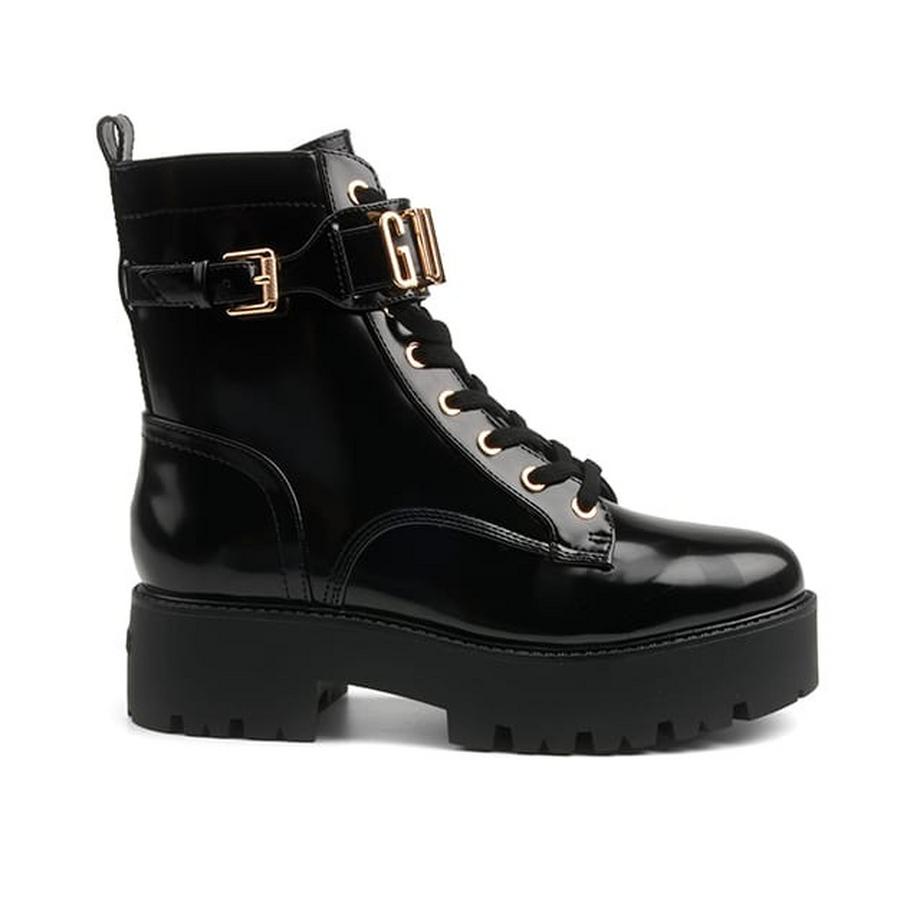 GUESS Vaires Plateau Biker Boots  