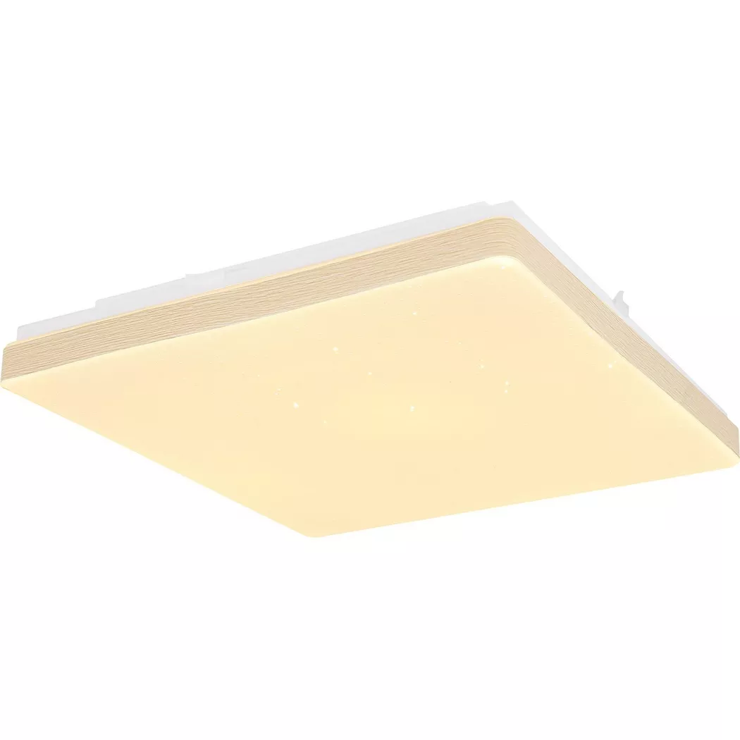 mutoni – Deckenleuchte Raina Metall weiss LED 33×33, One Size, Multicolor