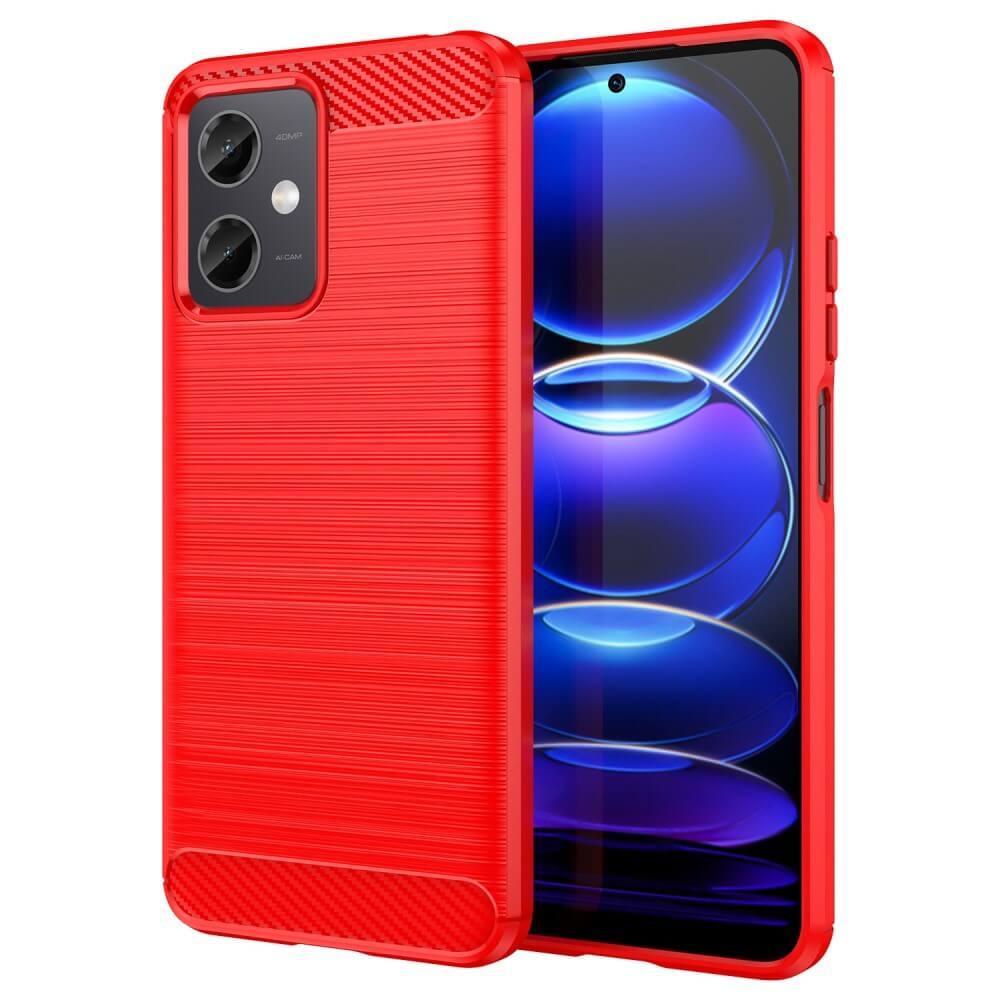 Cover-Discount  Xiaomi Poco X5 - Cover In Metallo Carbon Look 