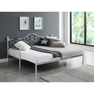 Vente-unique Letto divano con letto estraibile in Metallo BiancoSEBILLE  