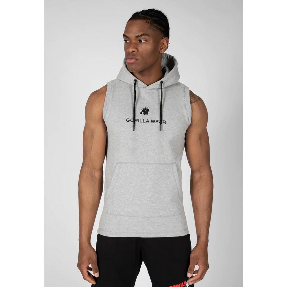 Gorilla Wear Lincoln Sweatshirt à Capuche Sans Manches  